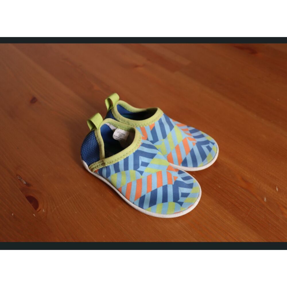 Speedo Kids Water Shoes Blue Yellow Multi Color Size Small